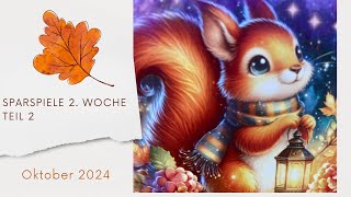 🍄🐿️ 2 SparspielRunde Oktober 2024 🍁🌼 Teil 2 🐿️🍄Sparen mit der Umschlagmethode [upl. by Illoh]