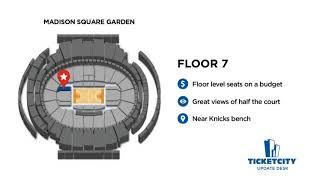 Madison Square Garden Seat Recommendations  The TicketCity Update Desk [upl. by Burnight104]