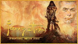 Frazetta Painting With Fire [upl. by Rosmarin]