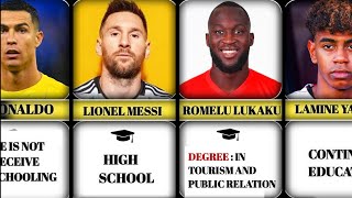 Famous Footballers and their Academic Backgrounds [upl. by Aizti]