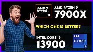 AMD Ryzen 9 7900X vs Intel Core i9 13900 Comparison [upl. by Dazhehs]