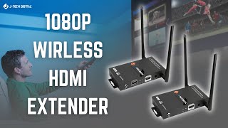 1X2 1080p Wireless HDMI Extender Kit Unboxing And Review [upl. by Areic]