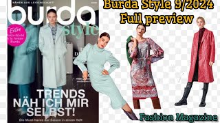 Burda Style September 2024 full preview 💖 [upl. by Atiuqat321]