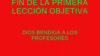 MINISTERIO CLASES BIBLICAS VISUALIZADASLECCION 01 [upl. by Malet]