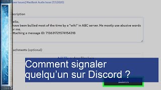 Comment signaler quelqu’un sur Discord [upl. by Dale]