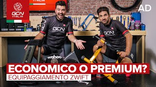 Cosa cambia su Zwift tra un kit economico e uno premium [upl. by Sherrer]