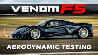 Hennessey Venom F5 Aerodynamic Testing [upl. by Quince719]