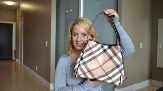 Burberry Nova Check Tote Review [upl. by Tana]