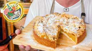 Apfelkuchen Rezept mit Vanillepudding und Streuseln  Nico Stanitzok [upl. by Silohcin]