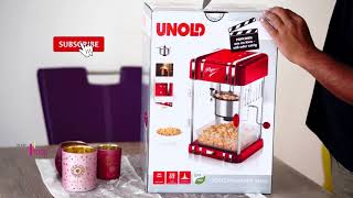 Popcorn machine 2023 Unold Popcorn  Unboxing and Test Günstig und Lecker Jetzt in Media Markt [upl. by Lamraj]