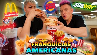 ¡Así es la COMIDA RÁPIDA de FRANQUICIAS en EEUU🍔¿Cambia Mucho NO ESPERABA ENCONTRARME ESTO [upl. by Yhtimit]