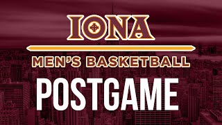 POSTGAME REACTION Iona MBB at Princeton 11424 [upl. by Pallaten]