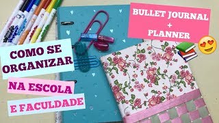 PLANNER  Como me organizo na faculdade [upl. by Anawt]