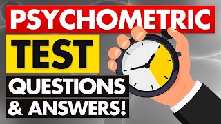 25 PSYCHOMETRIC TEST PRACTICE QUESTIONS amp ANSWERS Pass your TEST with 100 [upl. by Atinehs]