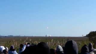 Antares rocket launch at NASA Wallops 4212013 [upl. by Yrtnahc]