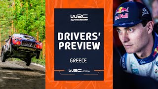 Drivers Preview  WRC EKO Acropolis Rally Greece 2024 [upl. by Sinnoda]