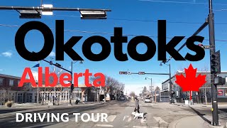 Okotoks Alberta Canada Driving Tour [upl. by Mayer]