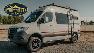 Van Tour  2021 Storyteller Overland Mode 4x4 Camper Van [upl. by Ruella946]