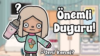 ÖNEMLİ DUYURU YENİ YOUTUBE KANALIM Daaisypkxd TOCA DAİSY [upl. by Arremat764]