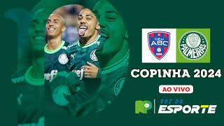 UNIÃO ABC X PALMEIRAS AO VIVO  RODADA 2  FASE DE GRUPOS  COPINHA 2024  NARRAÇÃO VOZ DO ESPORTE [upl. by Airehc]