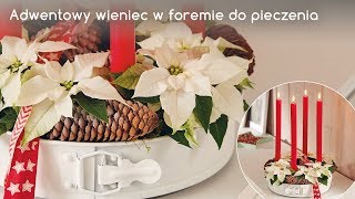 Pomysł na dekorację dla konsumentów Wieniec Adwentowy i foremka do pieczenia [upl. by Barris30]