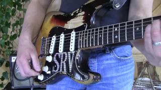 SRV 1 Fender Strat REAL PRE CBS Eddie Vegas [upl. by Nafets]