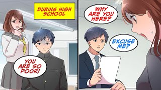 My former high school classmate who made fun of me came to the job interview Manga Dub [upl. by Venator]