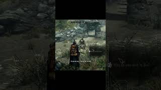 A good and quick death Skyrim Random Moment 158 skyrimmemes gaming skyrimmeme skyrim funny [upl. by Einnoj709]