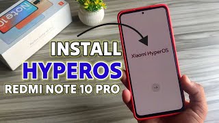 How to Install HyperOS in Redmi Note 10 Pro  HyperOS Update For Redmi Note 10 Pro [upl. by Eixam]