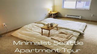 Ultimate Minimalist Apartment Tour Downtown Seattle Family of 4 [upl. by Niddala143]