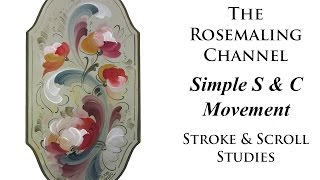 Simple S amp C Movement Casual Telemark Rosemaling [upl. by Leontina]