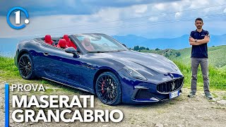 Maserati GranCabrio 2024 VA A 300 KMH con 4 POSTI quotveriquot [upl. by Anale]