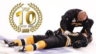 TOP 10 Eishockey Checks 2013 NHL 14 [upl. by Hirasuna]