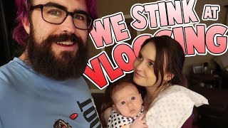 Worst Vloggers Ever  Family Baby Vlogs [upl. by Hnil]