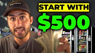 How To Start A Vending Machine Business With 500 [upl. by Stasny205]