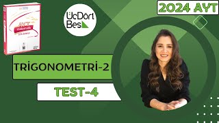 2024 345 AYT MATEMATİK  TRİGONOMETRİII TEST4 [upl. by Albarran]