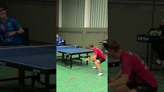 Ganzer Tisch Rückhand 😂🏓✌🏻 pingpong backhand defense [upl. by Pammie210]