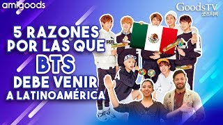 5 Motivos por las que BTS debe de visitar Latinoamérica en su gira mundial [upl. by Ikairik416]