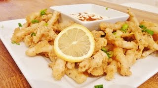 Episode 60  Deep Fried Calamari with Lemon Mayonnaise 🦑 [upl. by Becket]