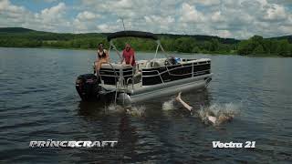 Princecraft  Vectra 21 2020 Ponton  Pontoon [upl. by Aikenat355]