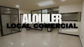 ALQUILER DE LOCAL COMERCIAL EN ROHRMOSER [upl. by Inalaek]