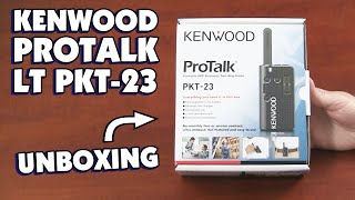 Kenwood ProTalk LT PKT23 Unboxing [upl. by Htenay]