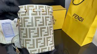 Stunning high end FENDI Small Mon Tresor bucket bag dupe luxury designer purse unboxing [upl. by Gwendolyn626]