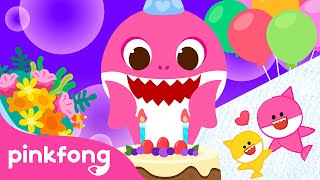 Happy Birthday Song Ballad Version  Happy Birthday Mommy Shark  Pinkfong for Kids [upl. by Asalocin]