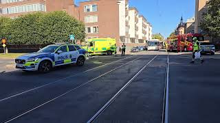 240914 Trafikolycka på Nygatan i Norrköping [upl. by Clevey749]