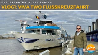 Der Neubau von VIVA Cruises  unterwegs mit der neuen VIVA TWO 3 Restaurants amp viel Komfort VLOG1 [upl. by Lilac]