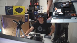 Ryzen 7 9800X3D new PC Build livestream  X870E Taichi  NZXT H7 Flow 2024 [upl. by Mauro]