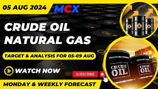 Crude oil analysis for Monday  5 August 24  Natural Gas Forecast Next Week [upl. by Hollyanne]