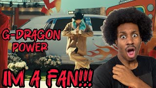 G DRAGON IM A FAN GDragon POWER Music Video Reaction [upl. by Southworth]