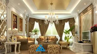 2018 Best Gold Living Room Paint Color Trend [upl. by Priebe]